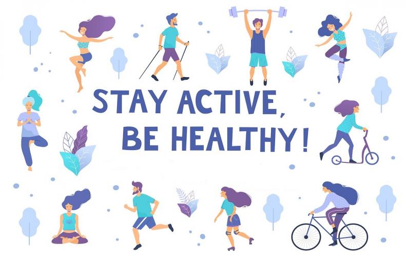 be active throughout the day